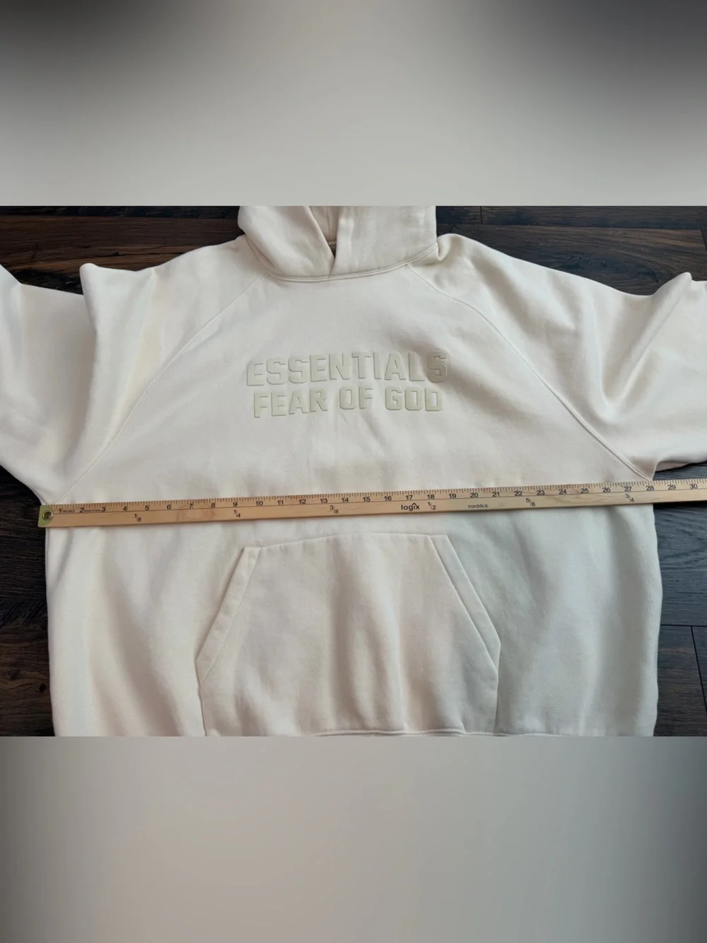 Fear of God Essentials Men’s Hoodie Eggshell Size XL